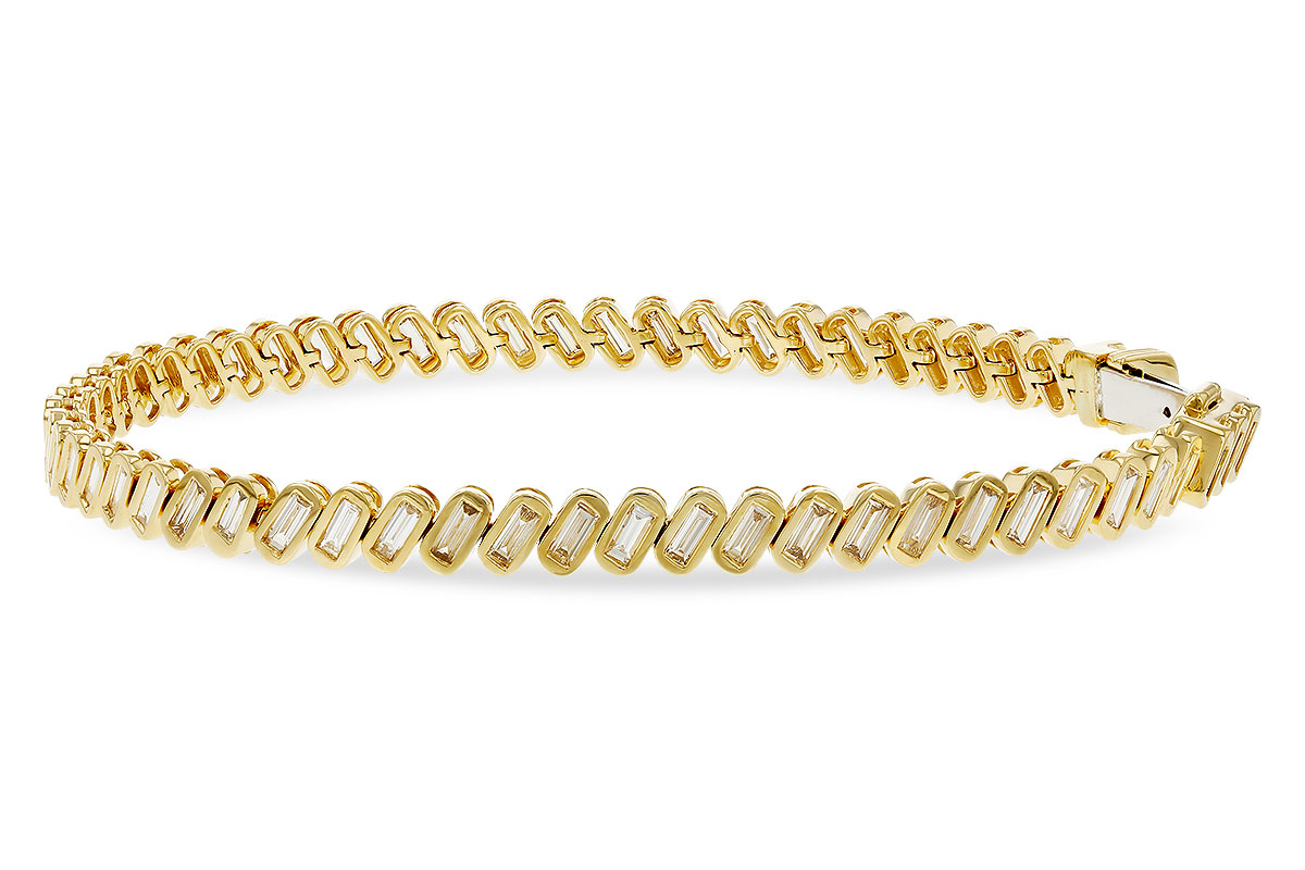 M283-89059: BRACELET 2.05 TW BAGUETTE (7")