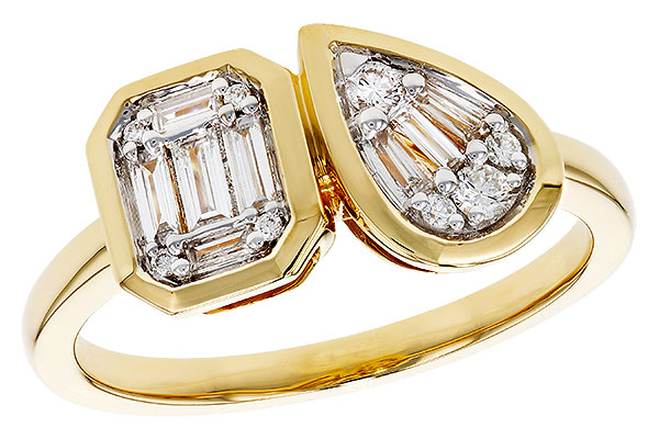M283-89977: LDS DIA RG .17 TW BAGUETTE .25 TW
